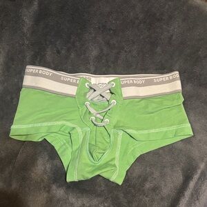 Super Body Green Lace-Up Boxer Briefs